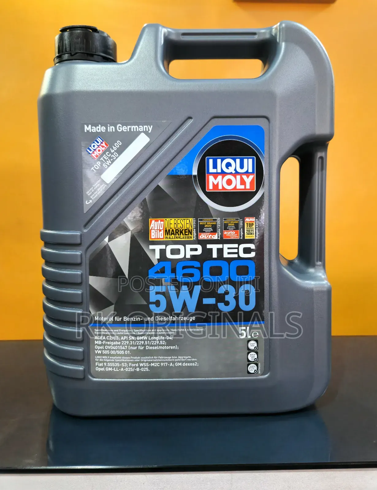 Liqui Moly Top Tec 4600 5w30 5l Imported From Germany 🇩🇪.
