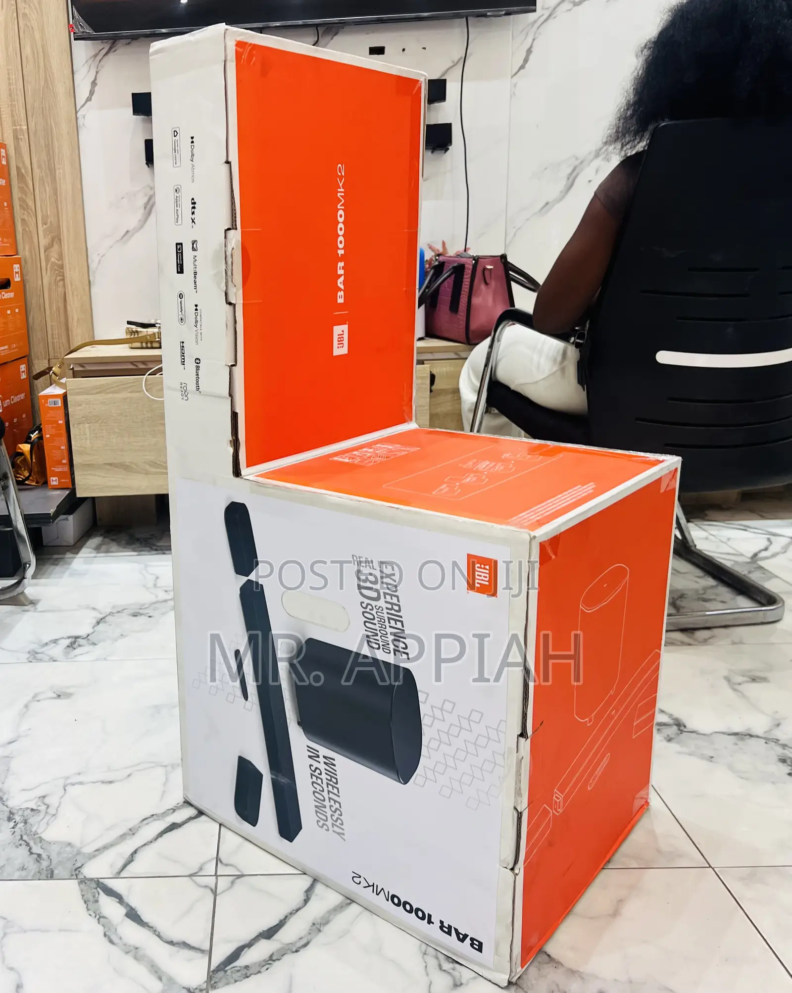 Buy Affordable JBL Box 1000 Mk2 7.1.4ch 480watt Sound Bar System.