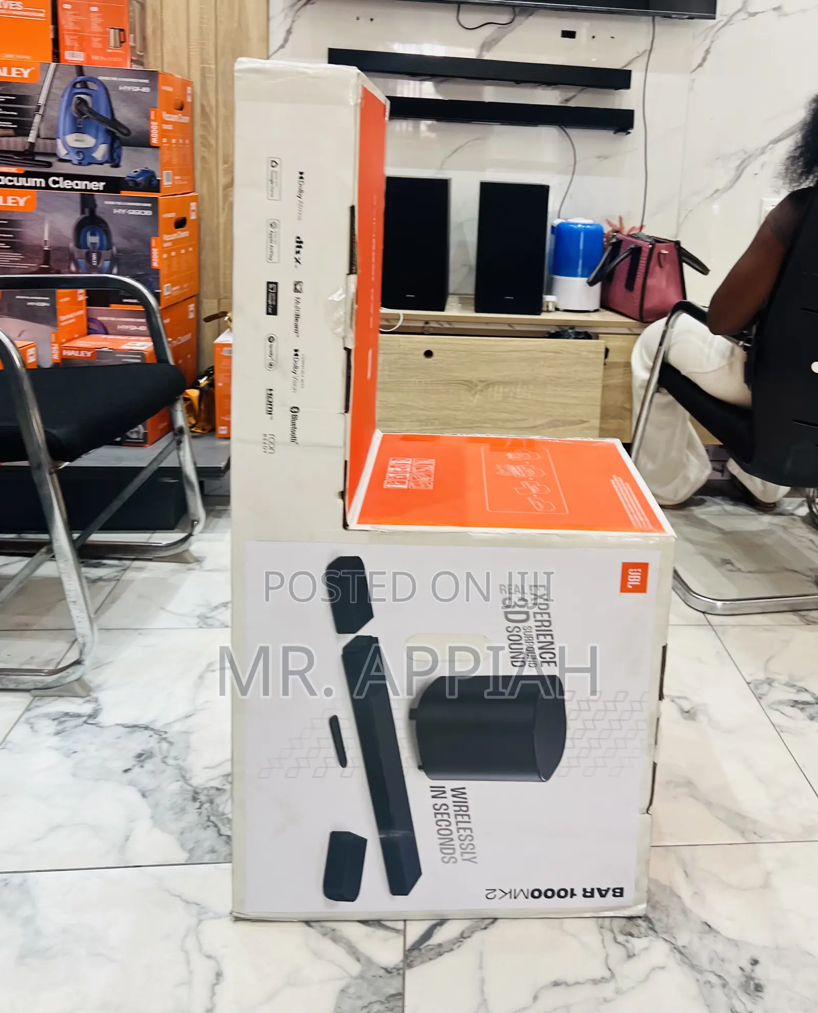 Efficient JBL Box 1000 Mk2 Bluetooth Sound Bar System(2.1channel)