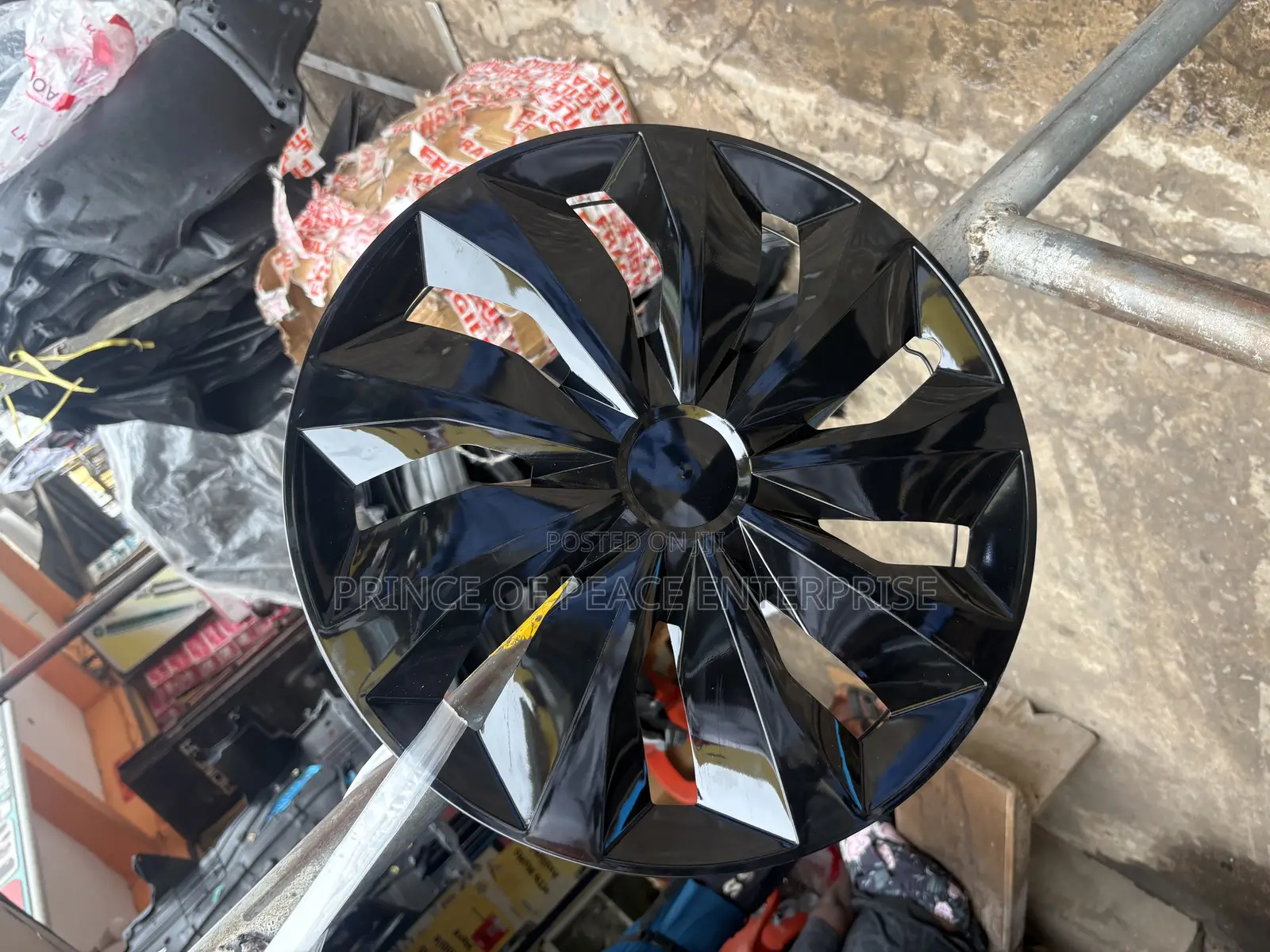 Black Wheel Cover Size 14 and 15