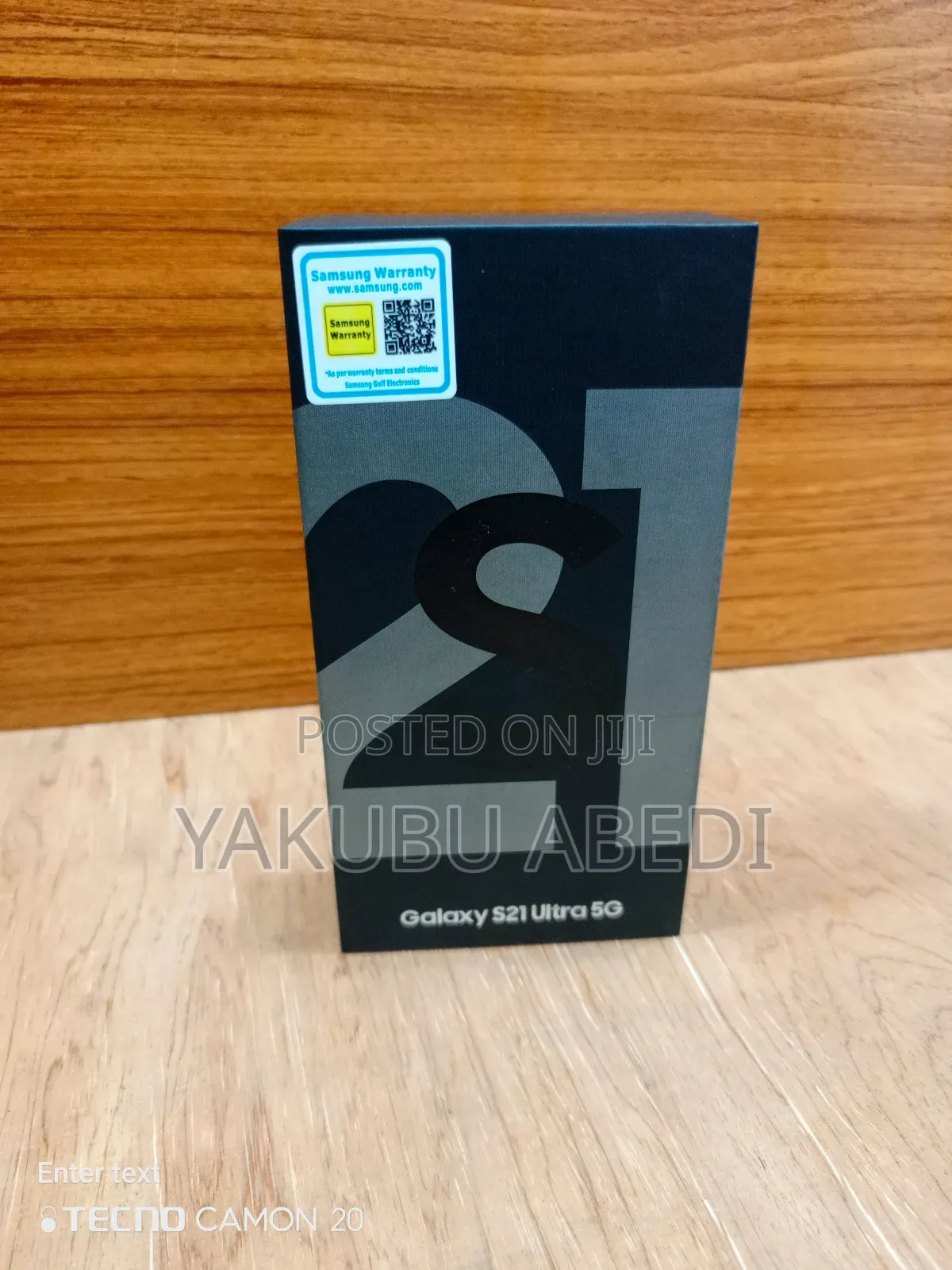 New Samsung Galaxy S21 Ultra 5G 128 GB Black