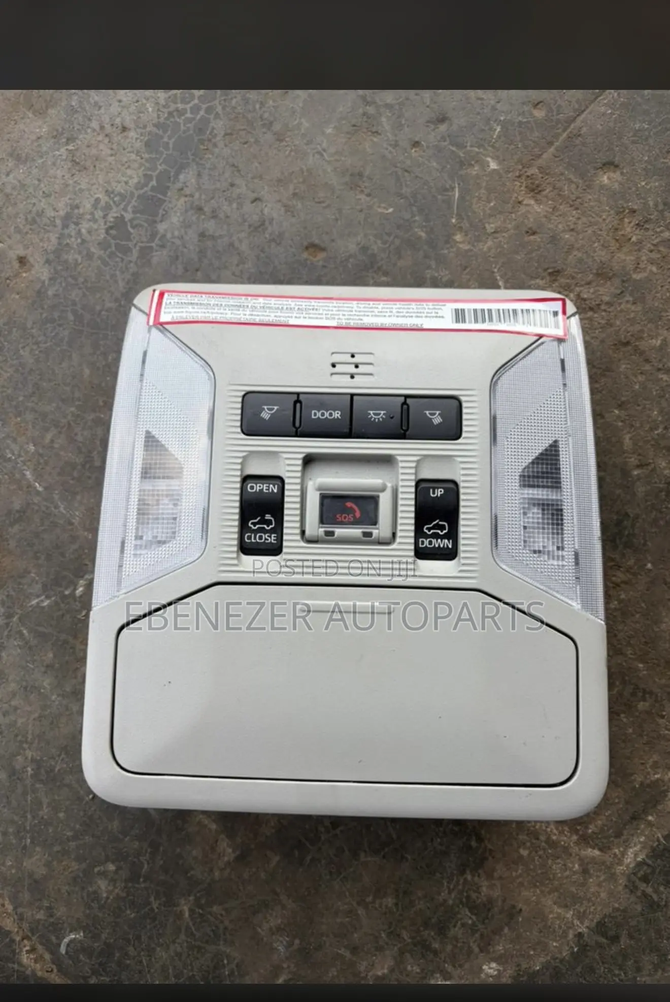 Toyota Rav 4 Sunroof Lights Switch 2019 2020 2021 2022 2023 2024 2025