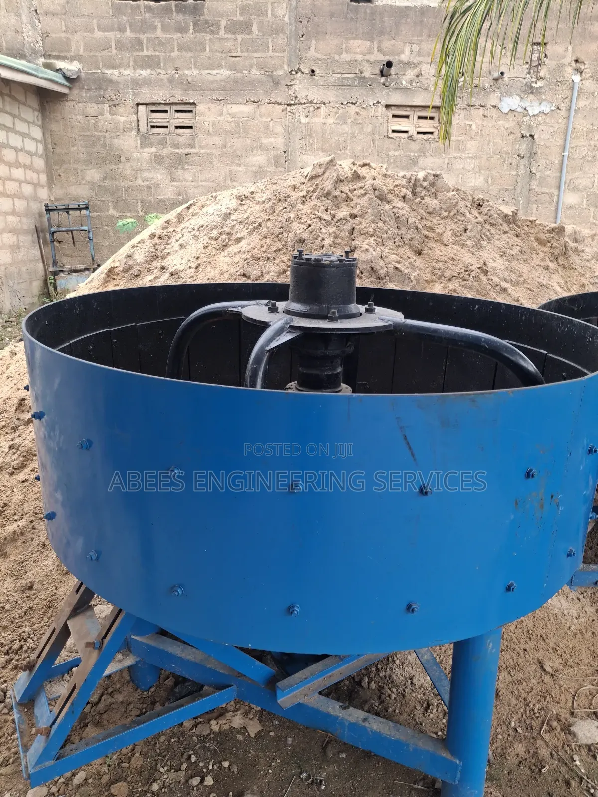 Mixer Pan  For Block Making Machine