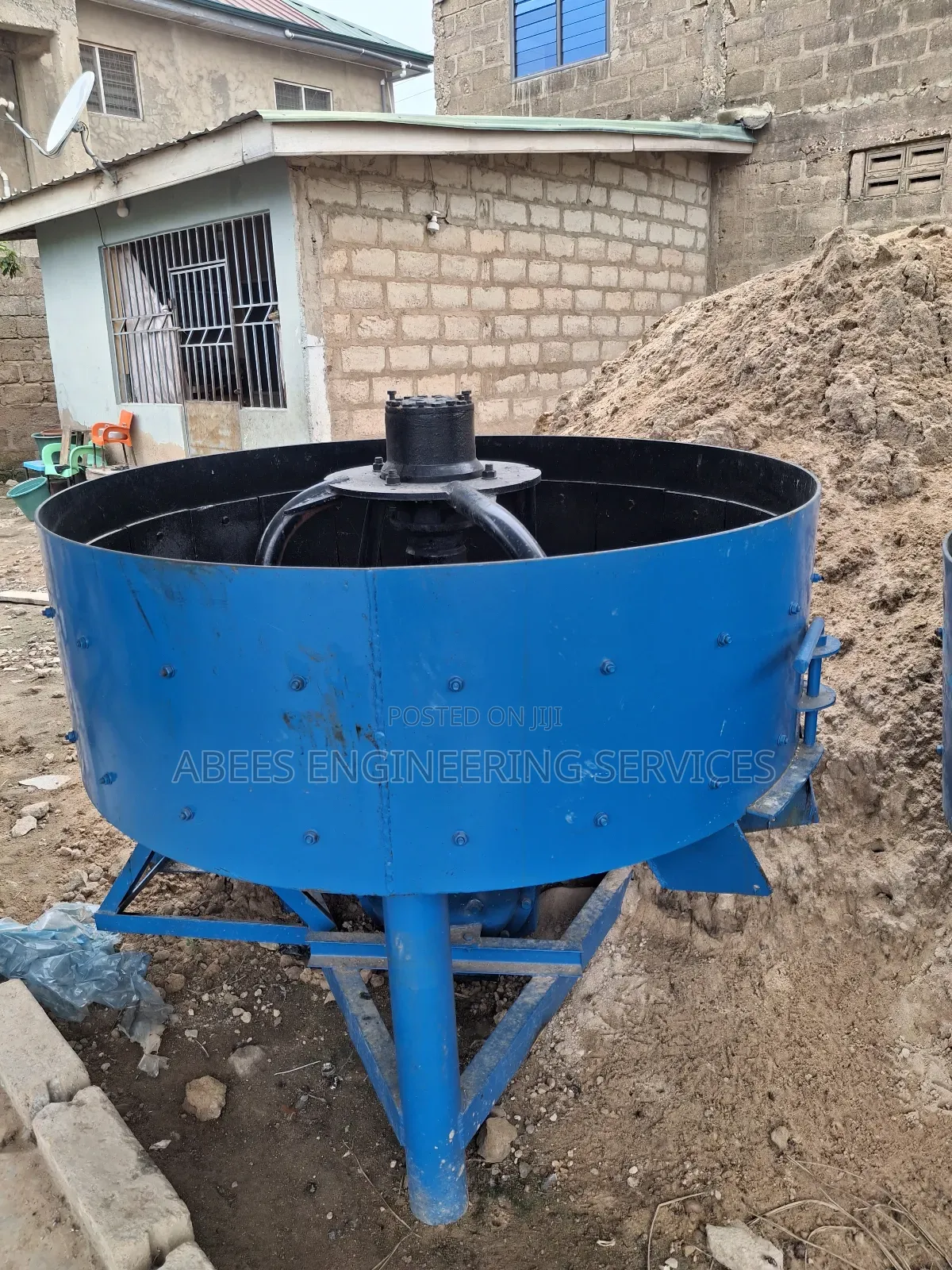 Mixer Pan  For Block Making Machine
