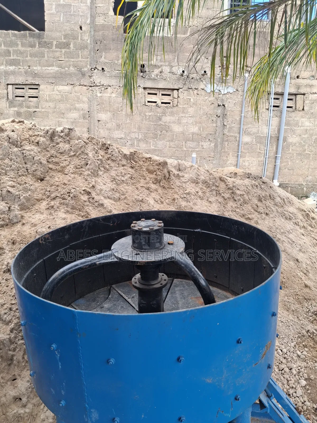 Mixer Pan  For Block Making Machine