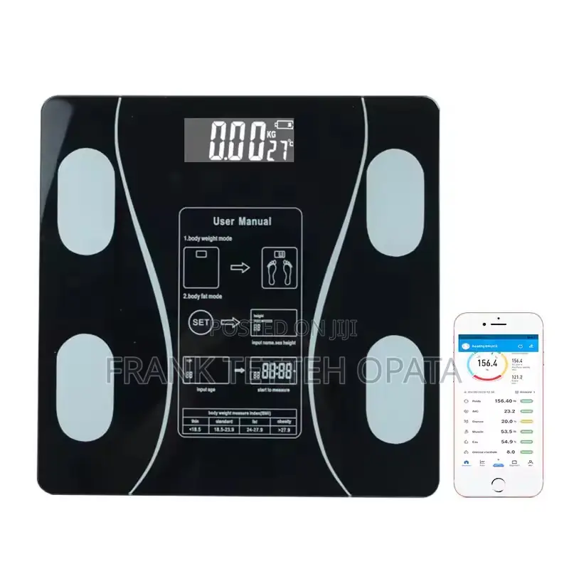 Bluetooth 180kg Lcd Electronic Digital Body Weight Scale