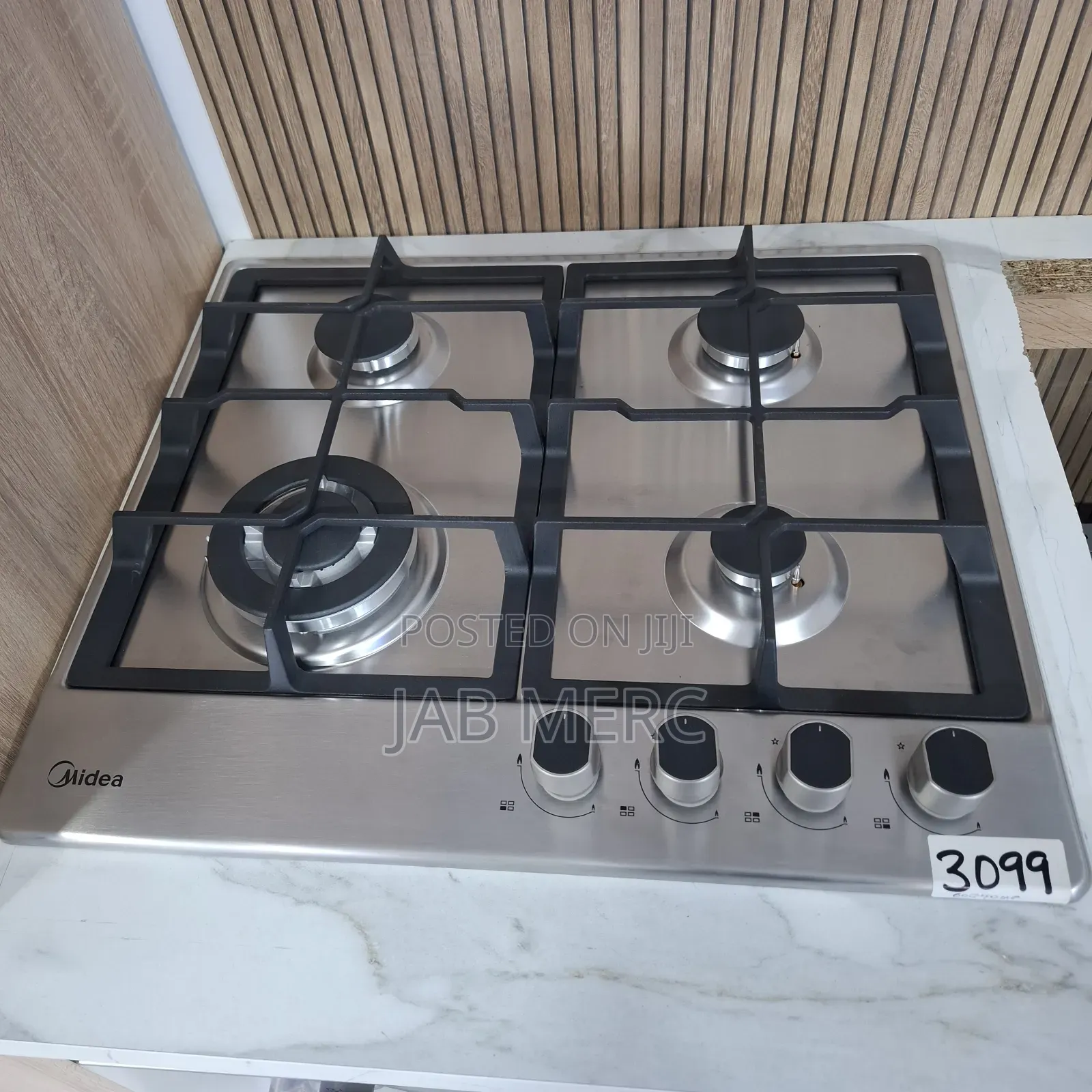 2 Sets 60cm Extractor and 60cm Cooker 4 Burner Both Midea New