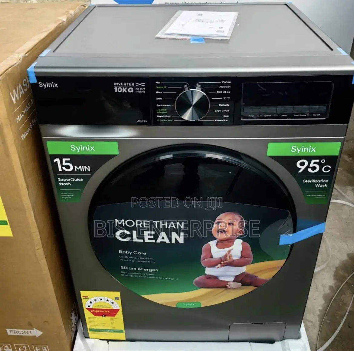 Syinix Washing Machine 10kg Fully Automatic