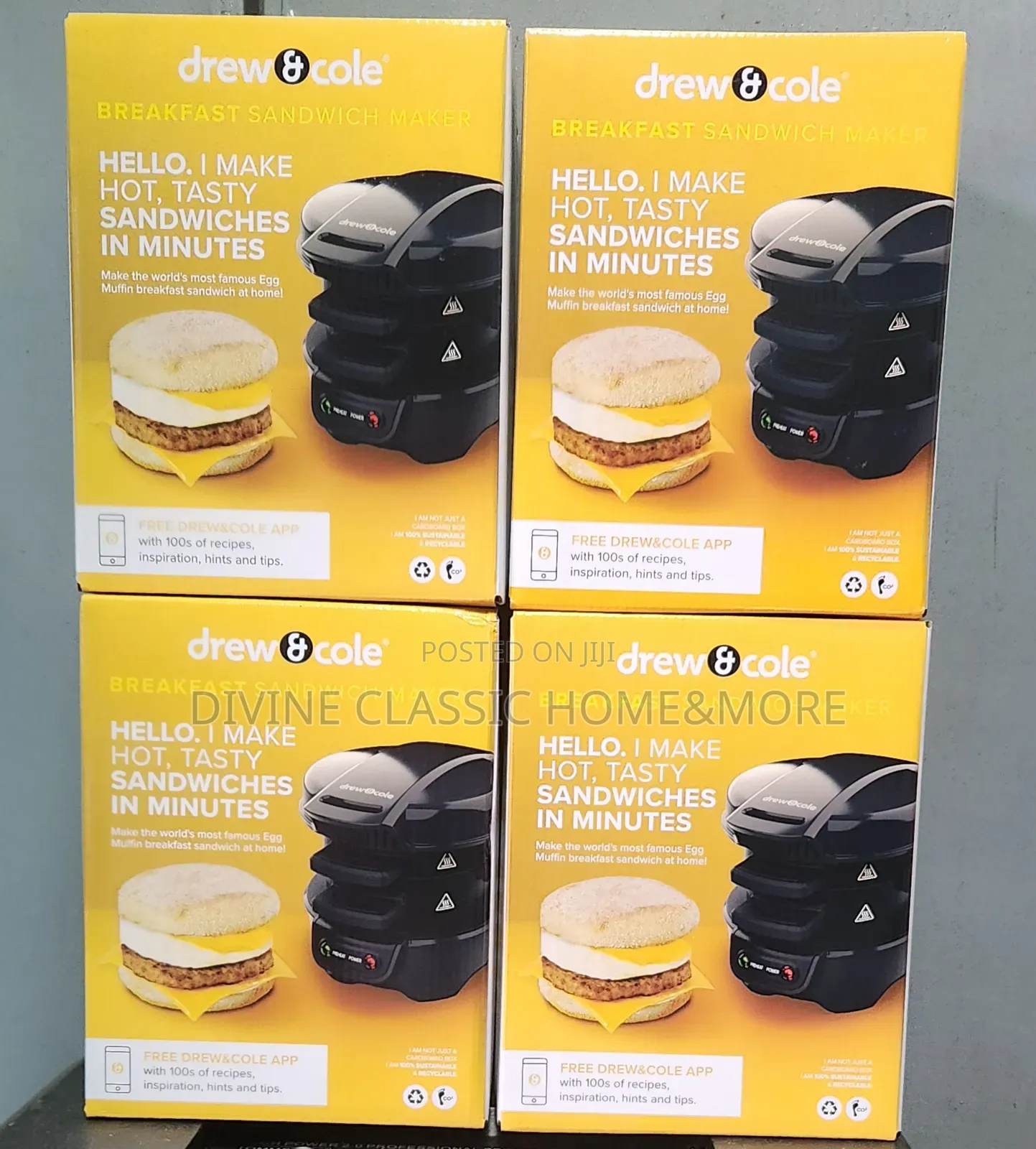 Drew Cole Burger and Sandwich Maker
