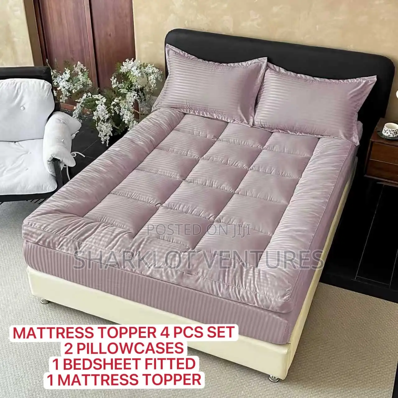 4pcs Set Queen Size Mattress Toppers
