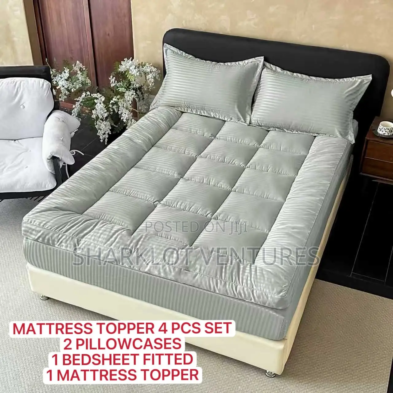 4pcs Set Queen Size Mattress Toppers