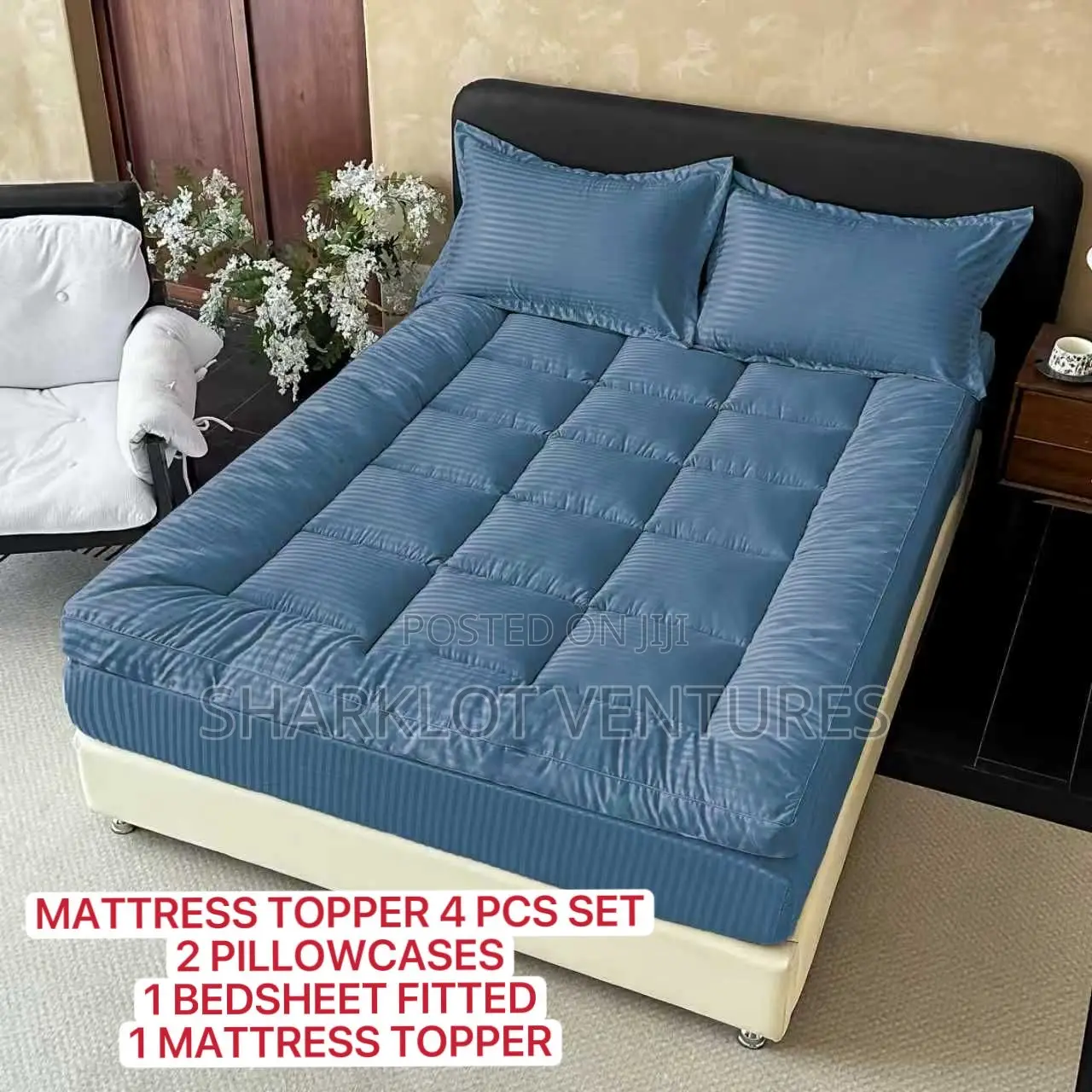 4pcs Set Queen Size Mattress Toppers