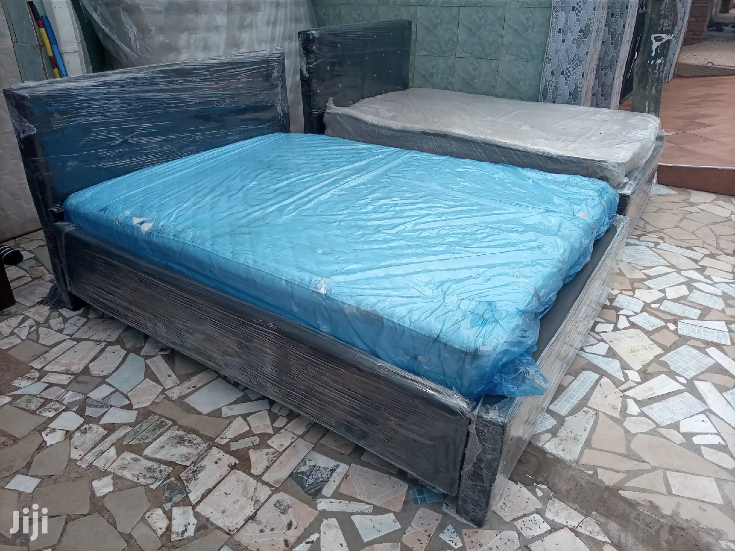 Fantastic Black Bed With Matress. Free Delivery