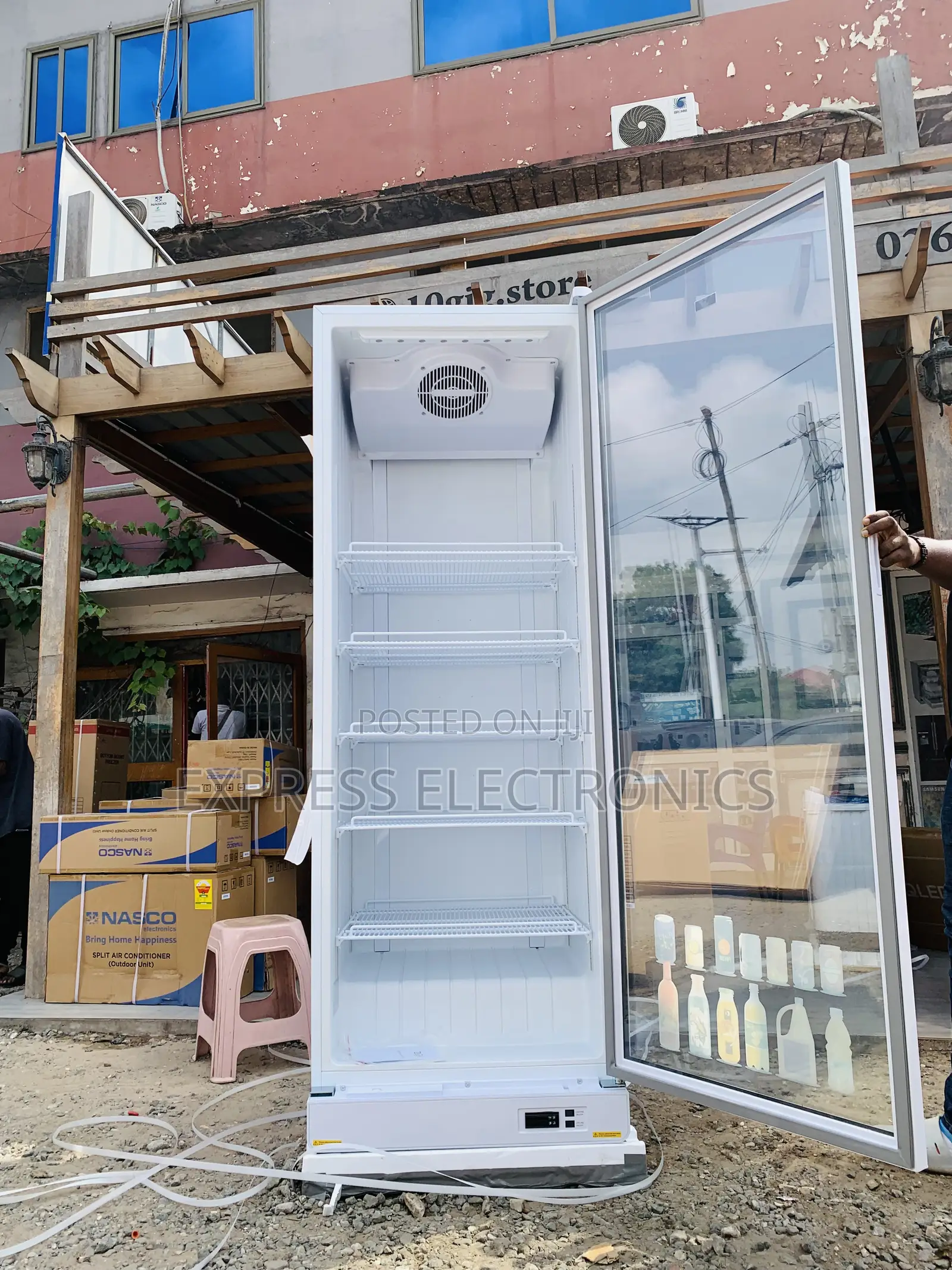 Energy Efficiency Single Door Display Fridge Zara 600dfg