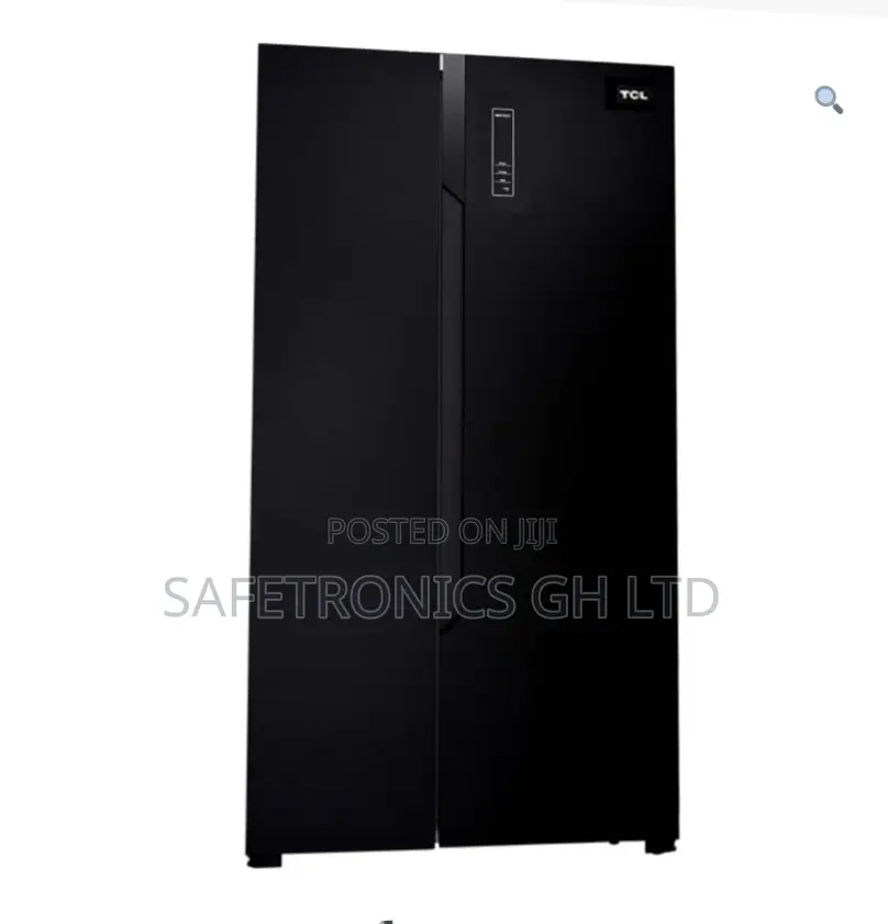 Shop Elegant Black TCL 442 Liters Side by Side P572sbsg Refrigerator