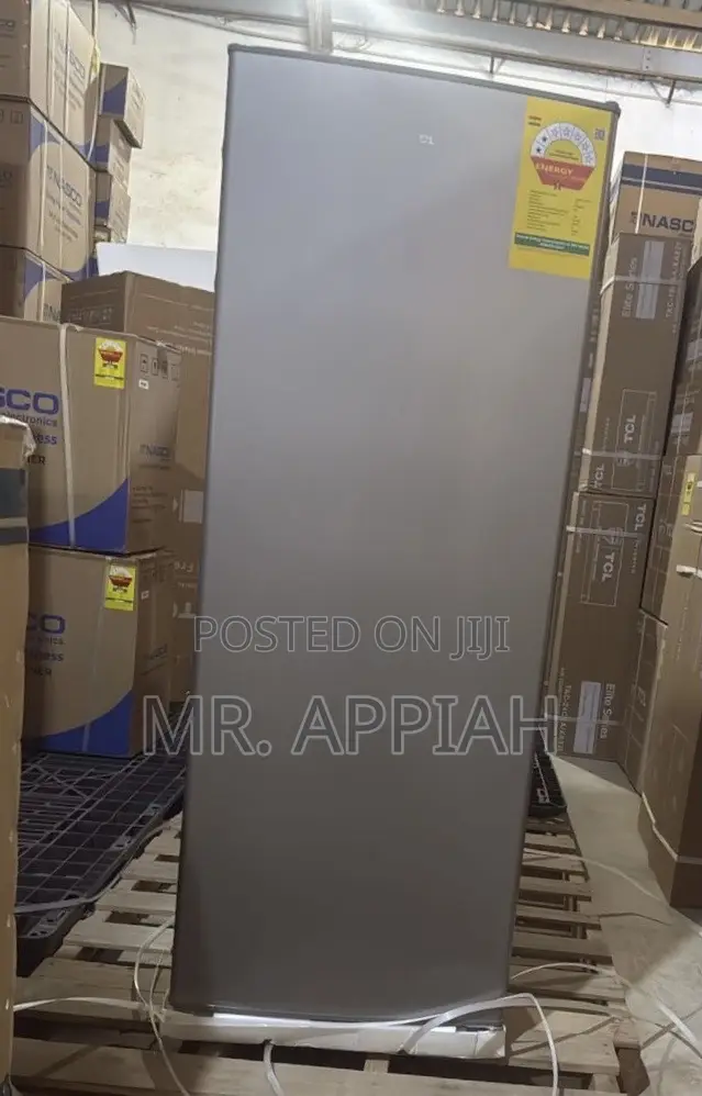 Sealed in Box TCL Single Door Upright Standing Freezer(168l) 