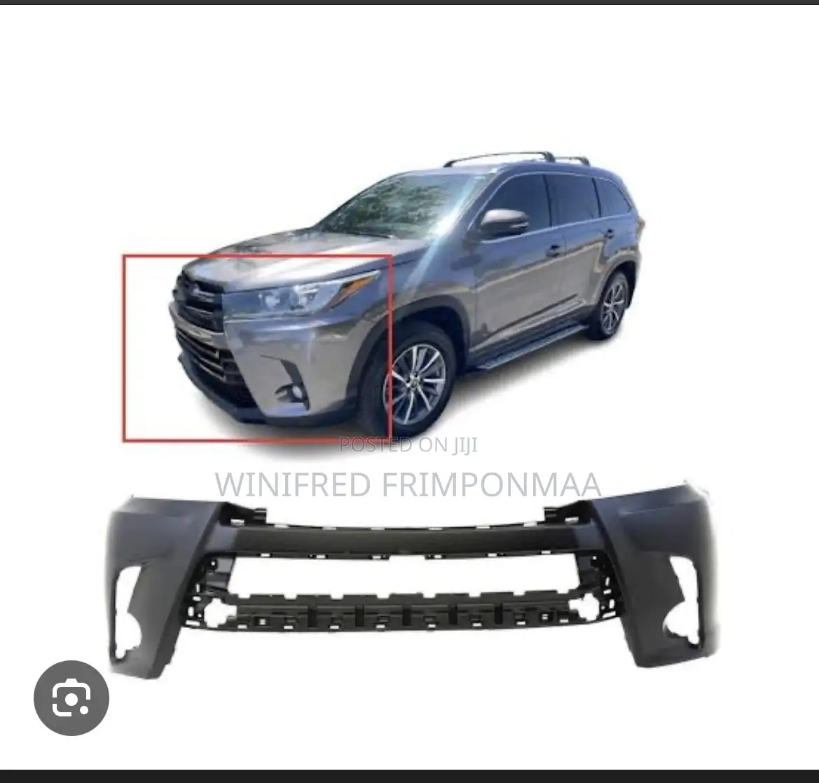 Highlander 2018 Front Bumper