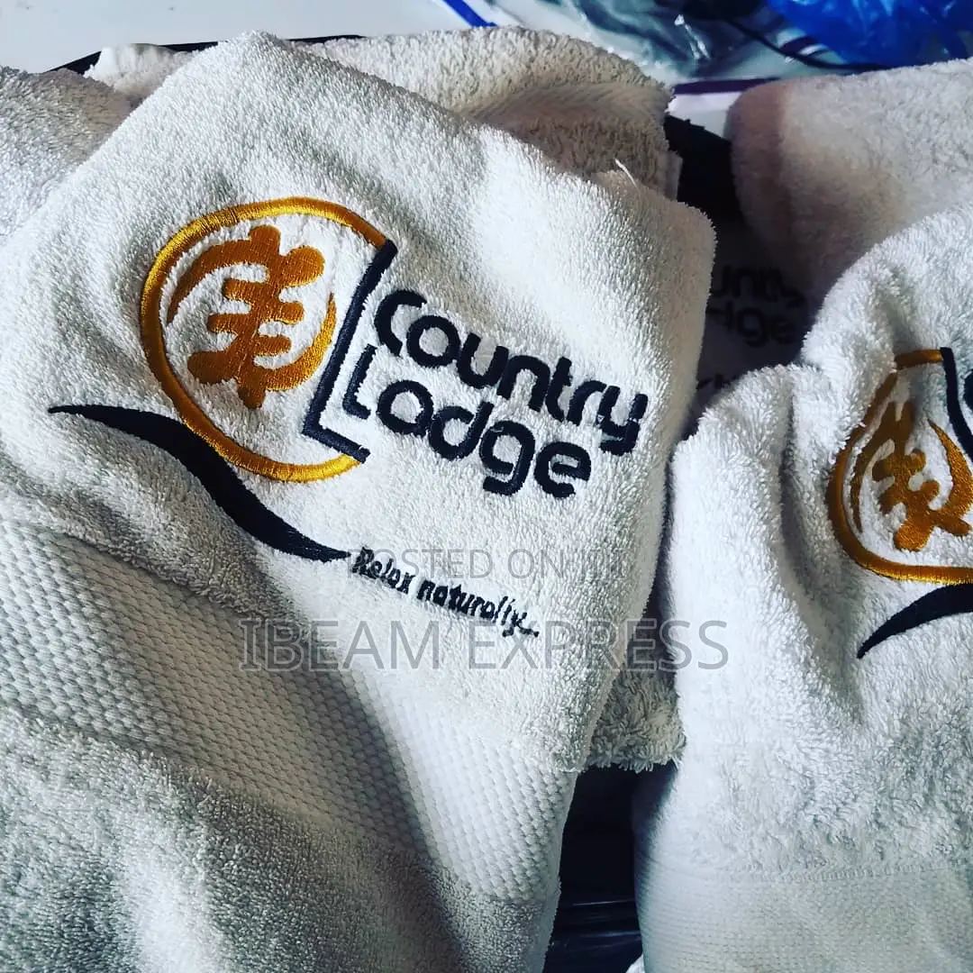 Embroidery on Bath and Saloon Towels