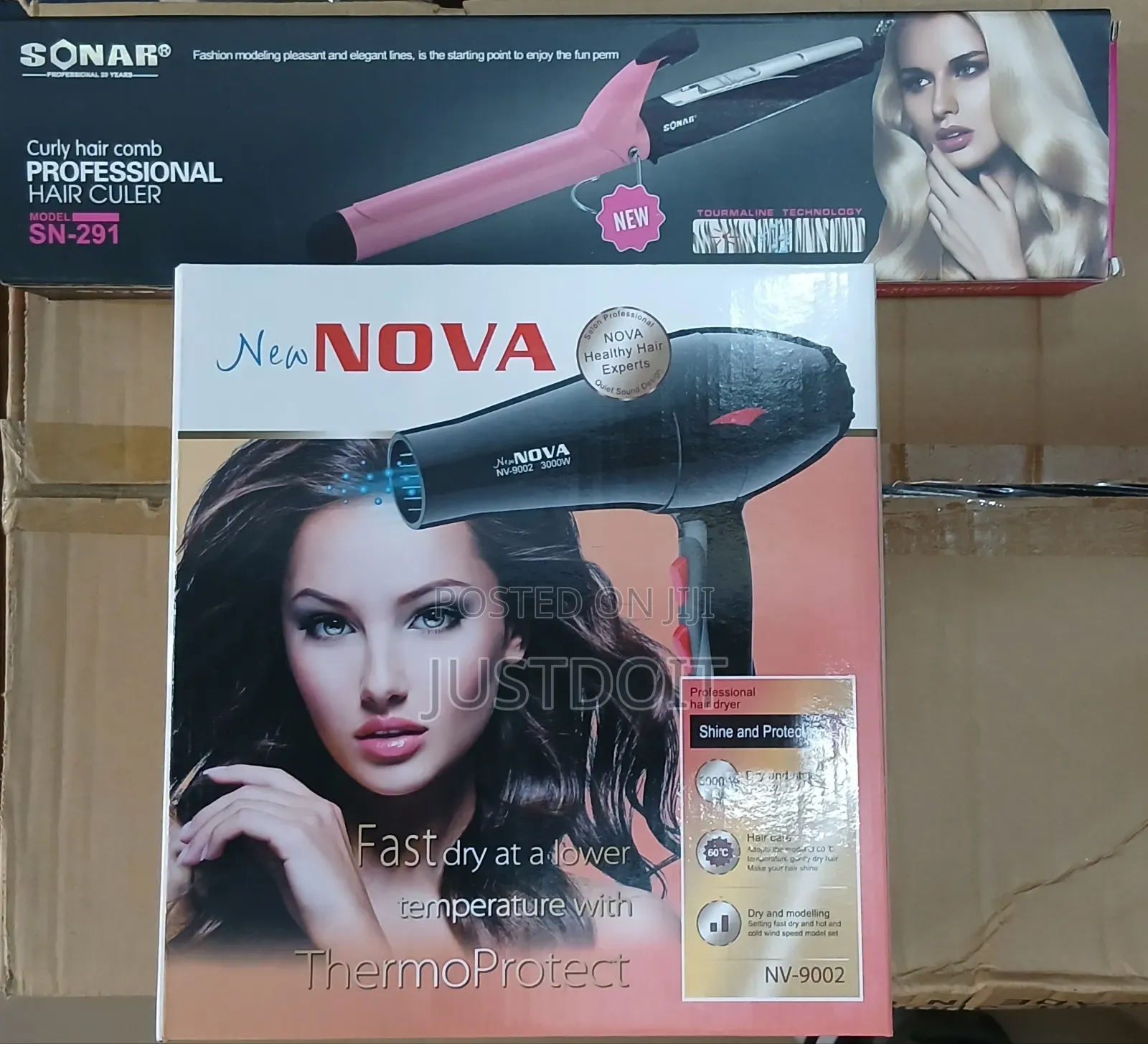 Nova Hair Dryer + Sonar Curler Combo