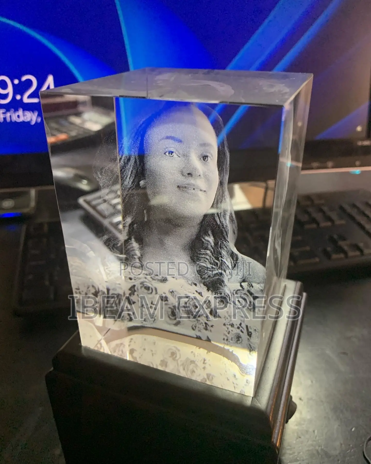 Crystal Cube Picture 3d