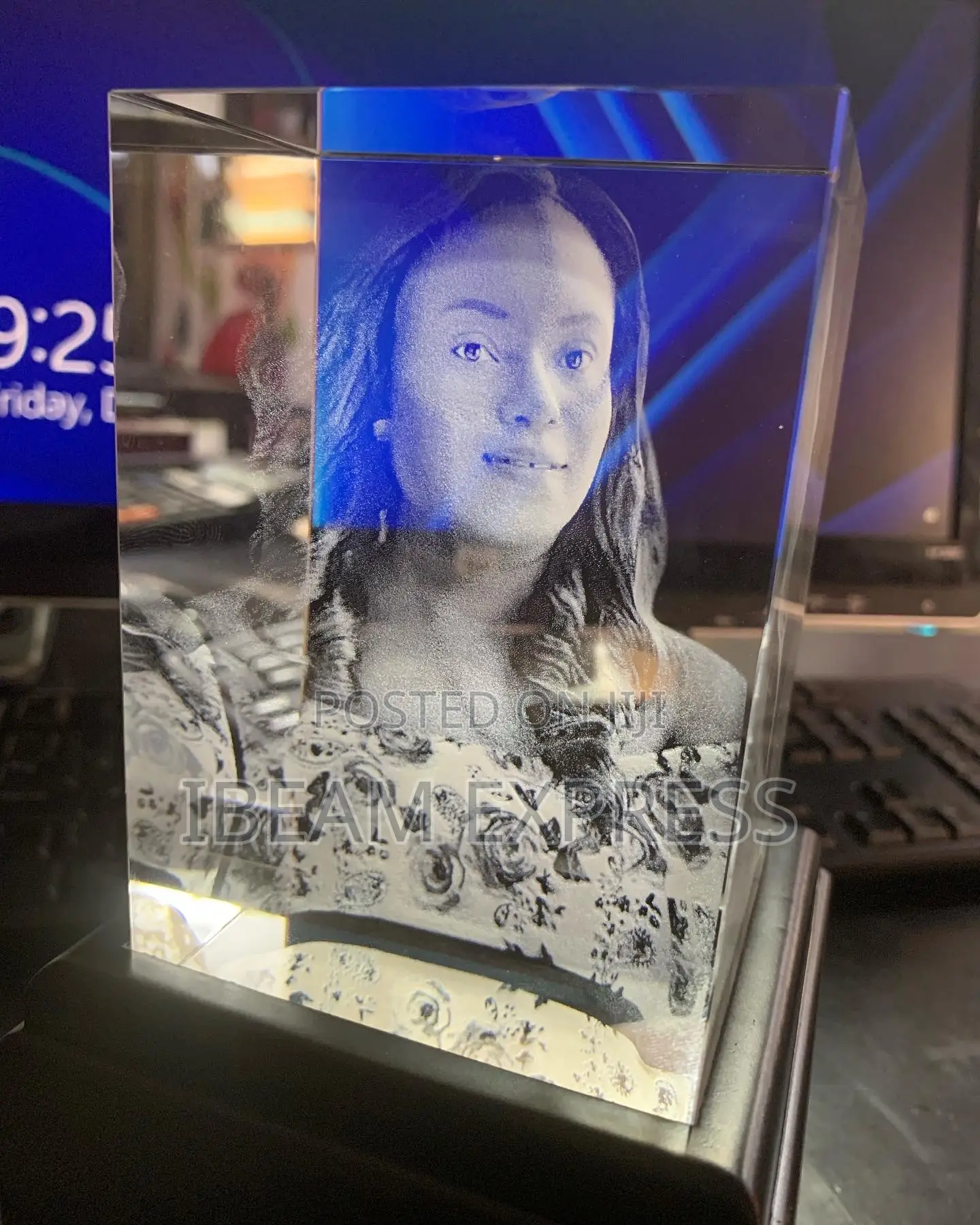 Crystal Cube Picture 3d