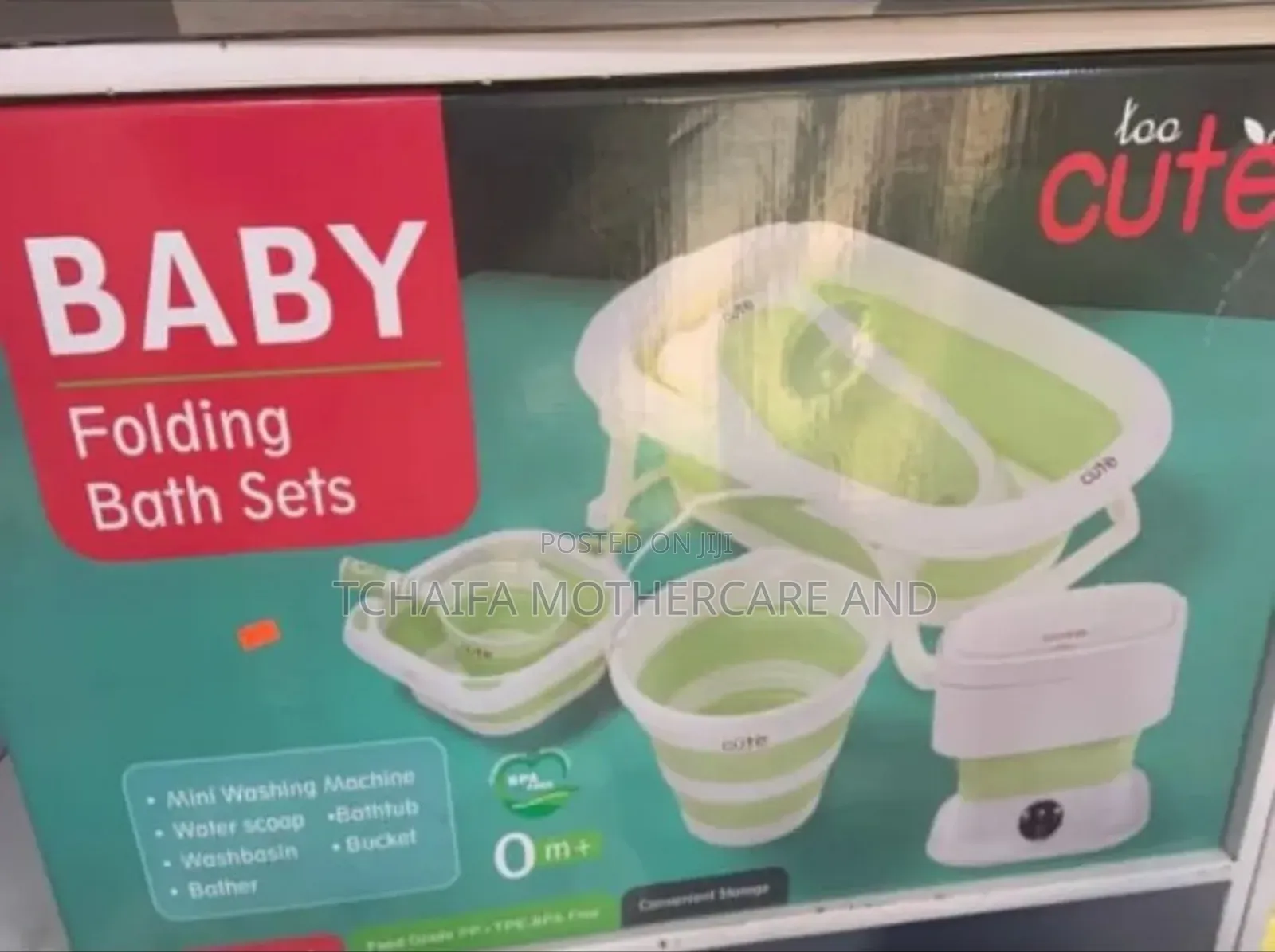 Foldable Tub With Washing Machine