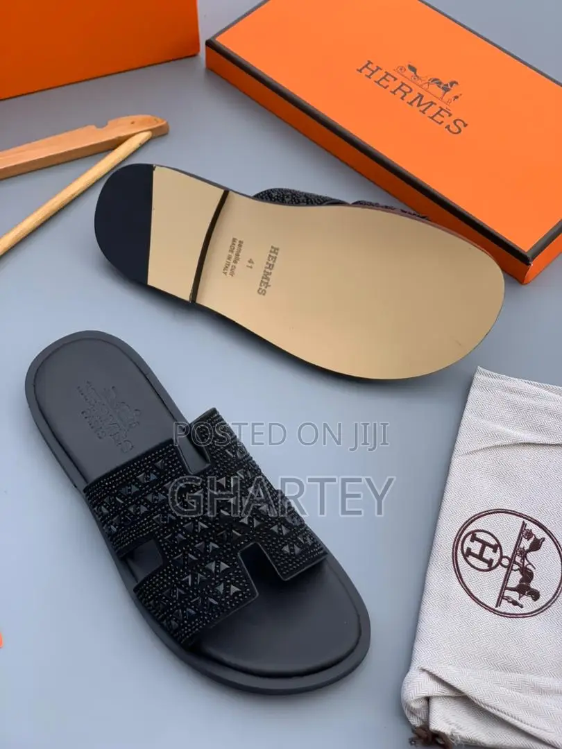 Men’S Luxury Hermes Stones Design Slippers