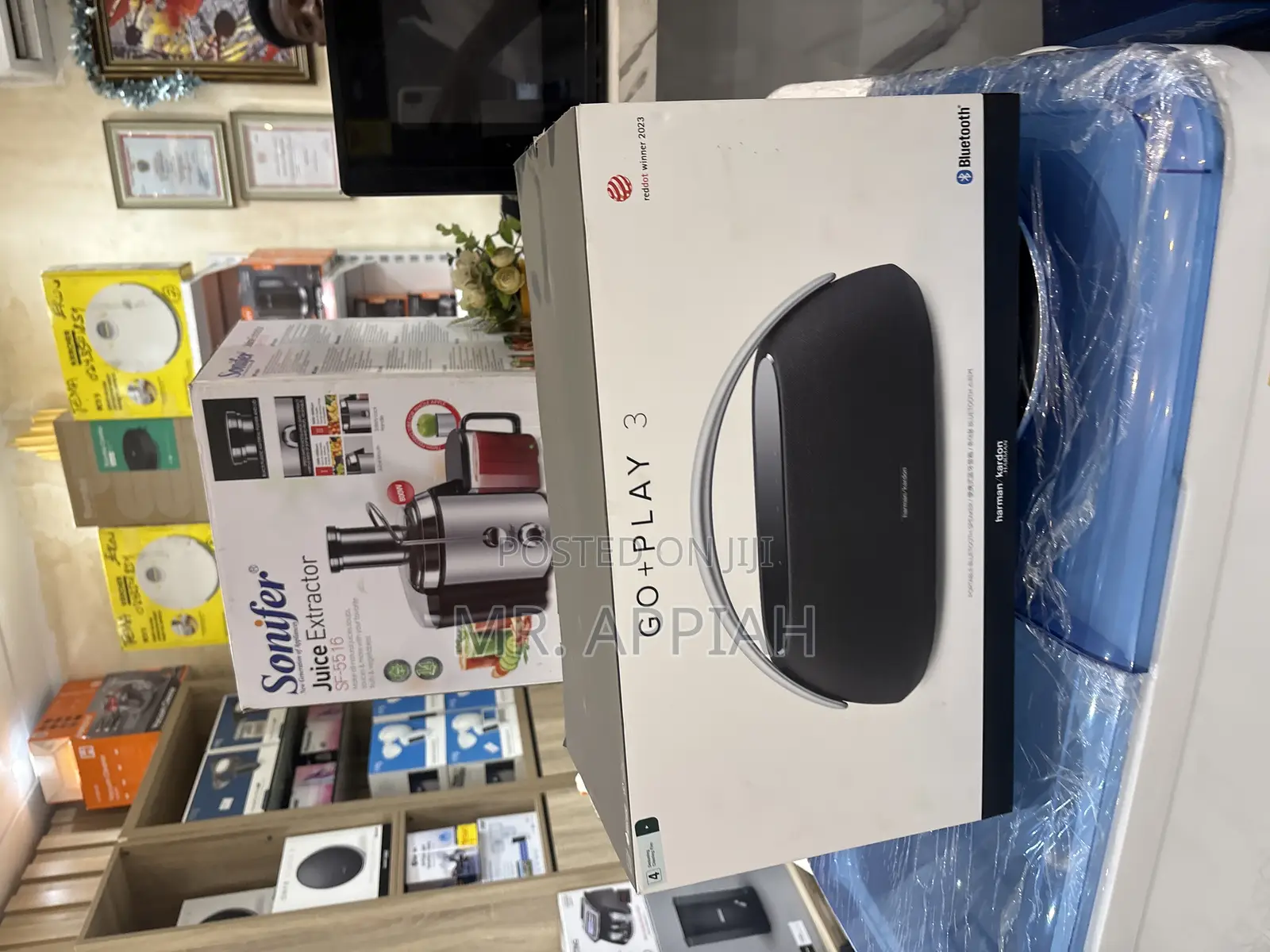 Get Sleek Harman Kardon Go + Play Portable Bluetooth Speaker(Black) 
