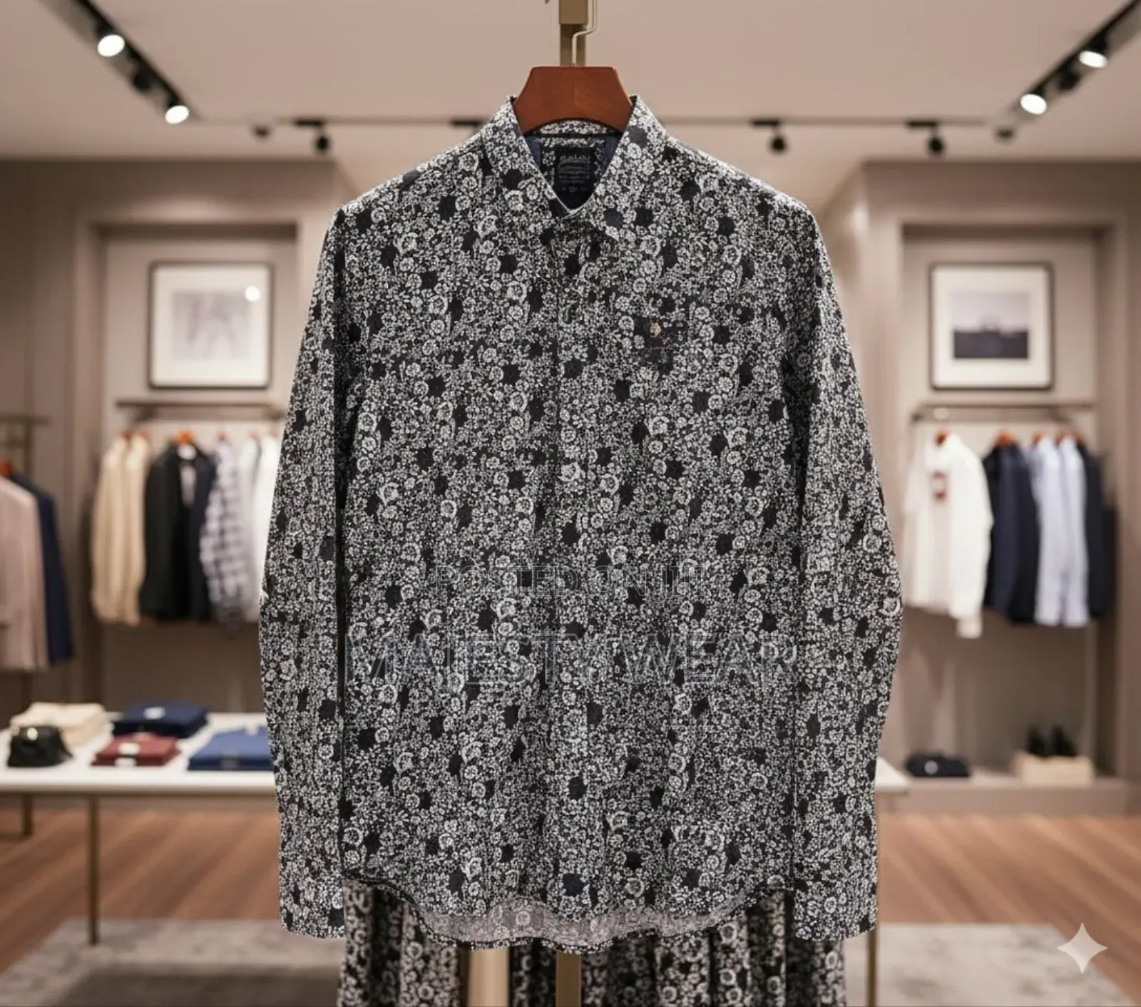 Long Sleeve Neat Shirt for Men