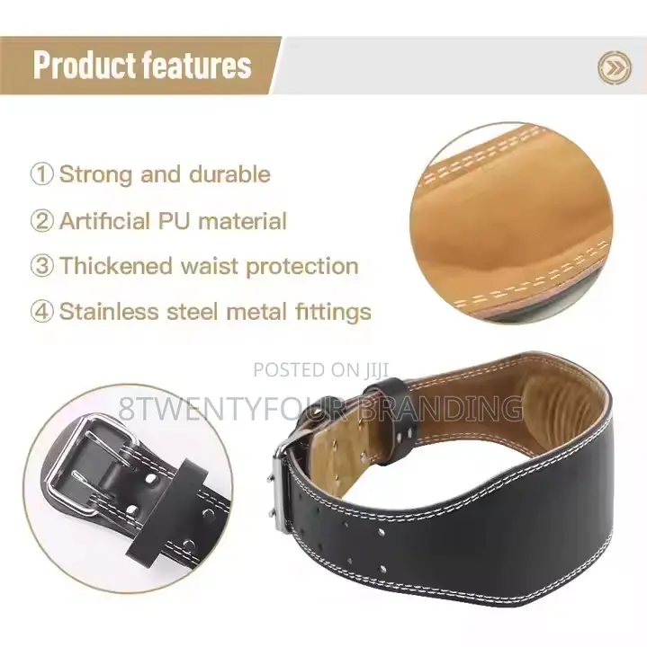 Gym Belt (Black and Brown)