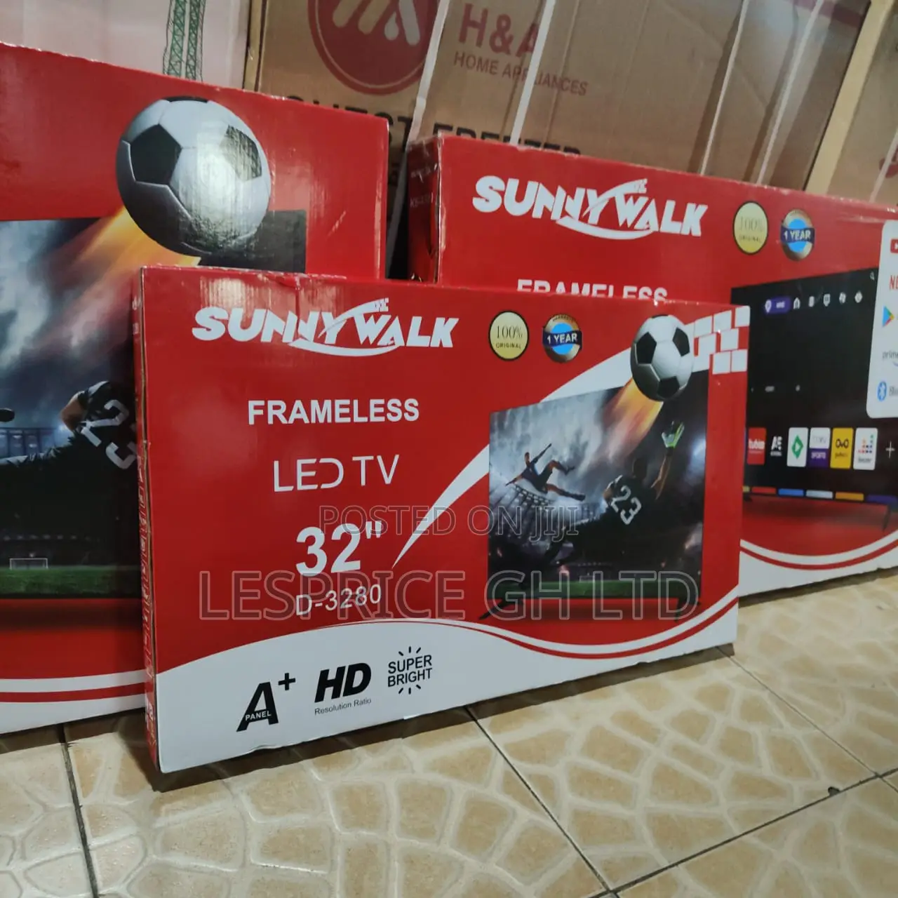 Super Nice Sunny Walk 32" Led Digital Satellite Television