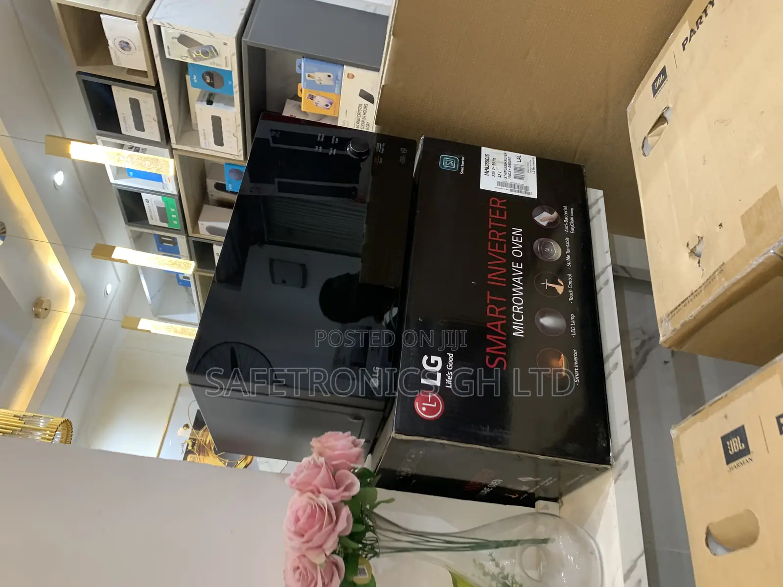 Premium Lg Countertop Black Smart Inverter 42 Liters Microwave
