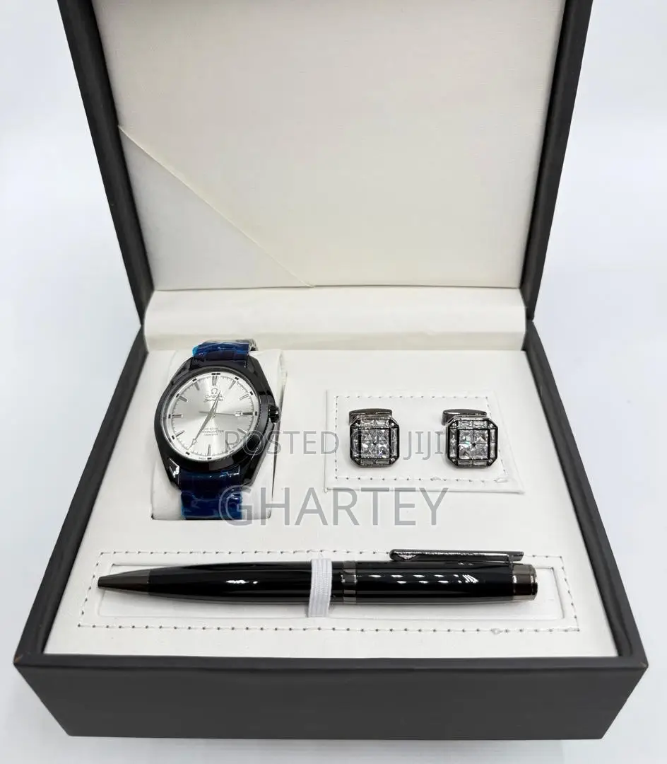 Perfect Men’S Gift Set - Watch, Cufflinks Pen