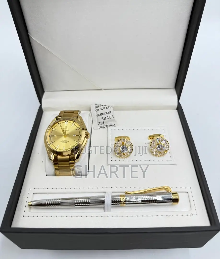 Perfect Men’S Gift Set - Watch, Cufflinks Pen