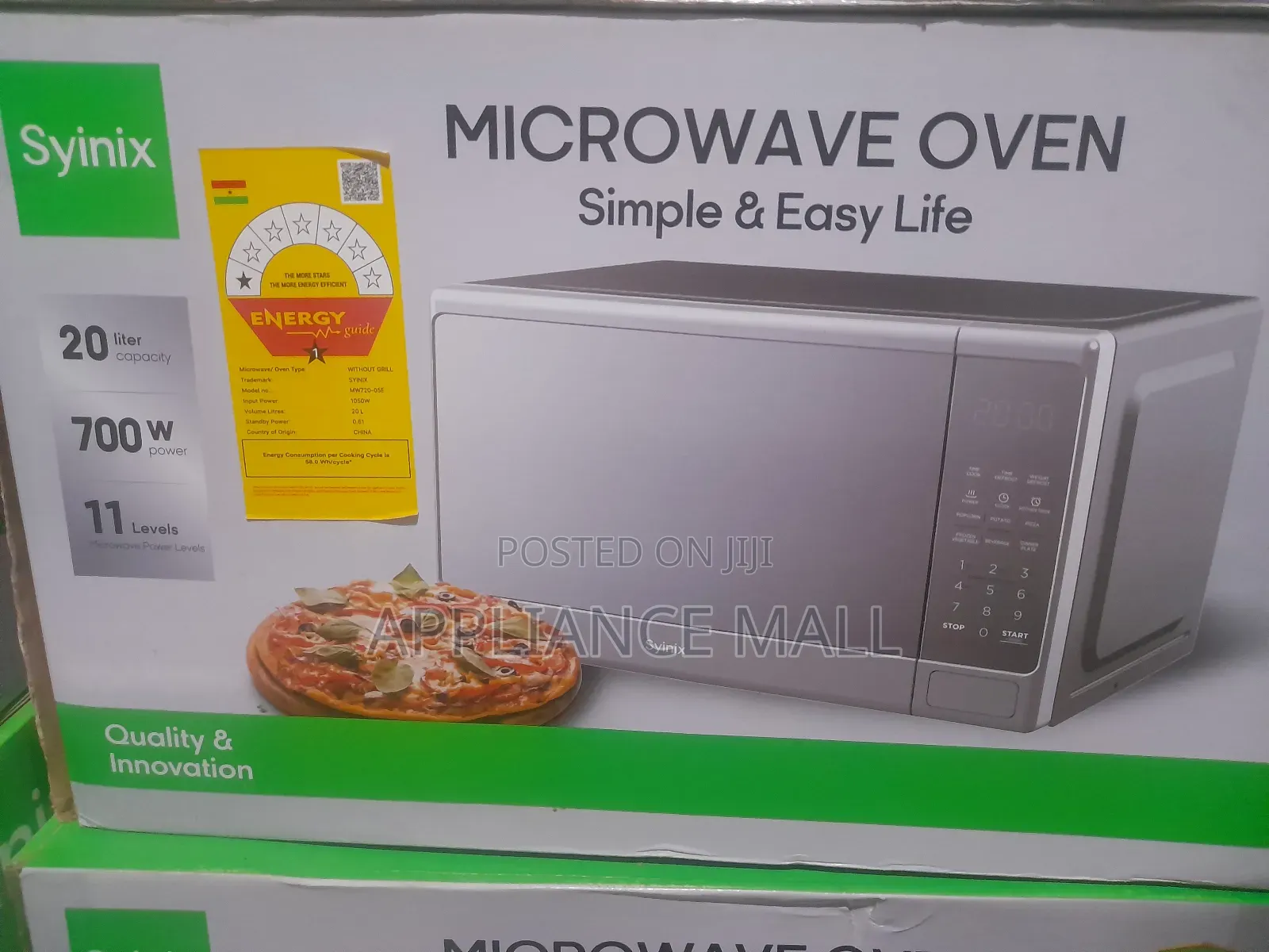 Syinix Microwave 20l Digital
