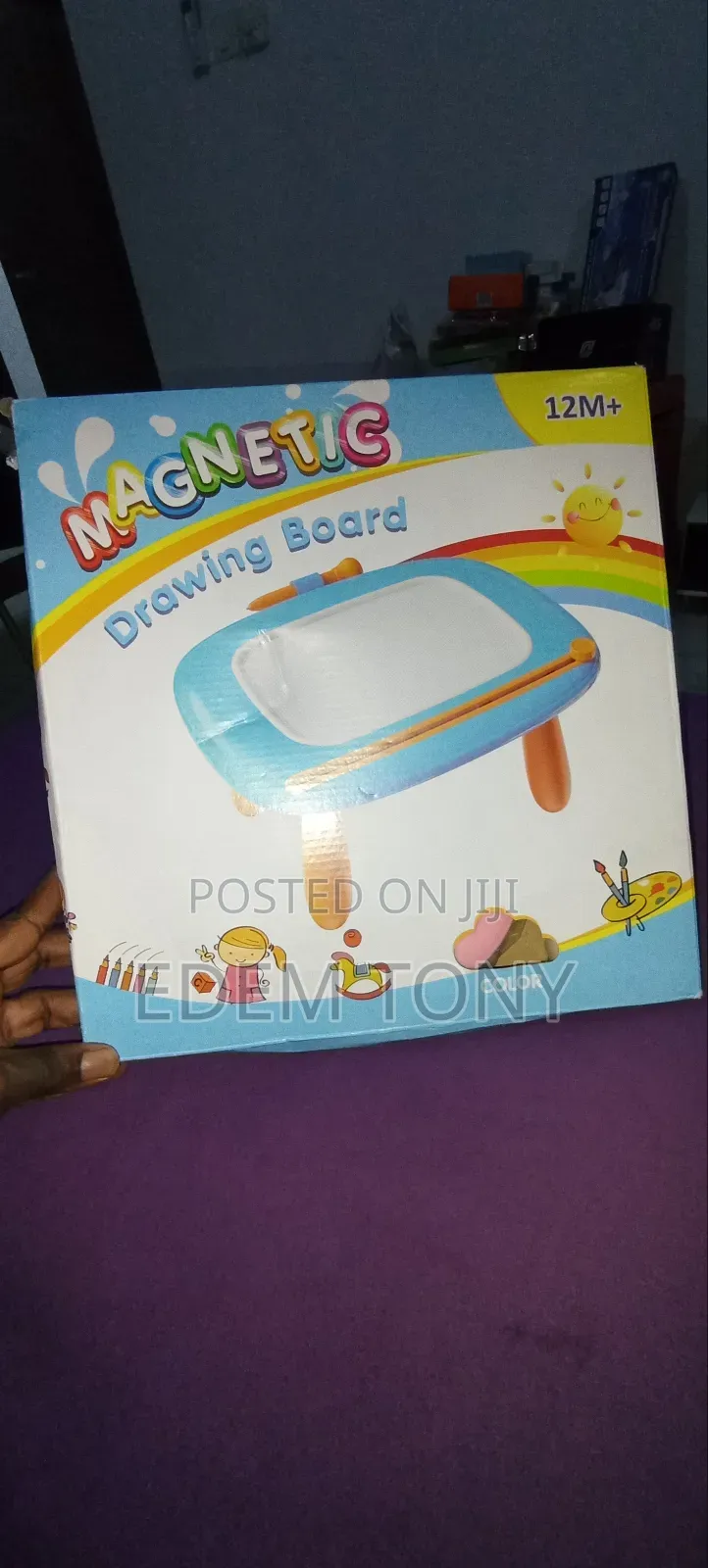 Magnetic Drawing Board/Table for Toddlers(Pink)