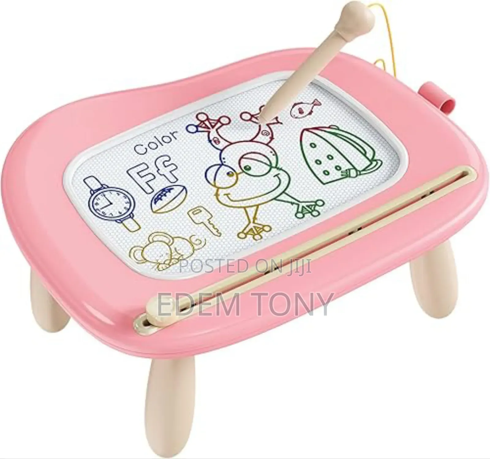 Magnetic Drawing Board/Table for Toddlers(Pink)
