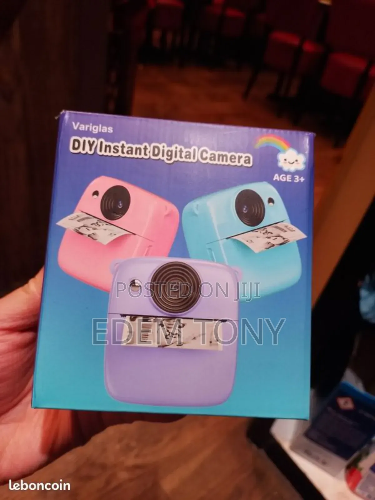 Variglas Diy Instant Digital Camera(Pink) for Kids