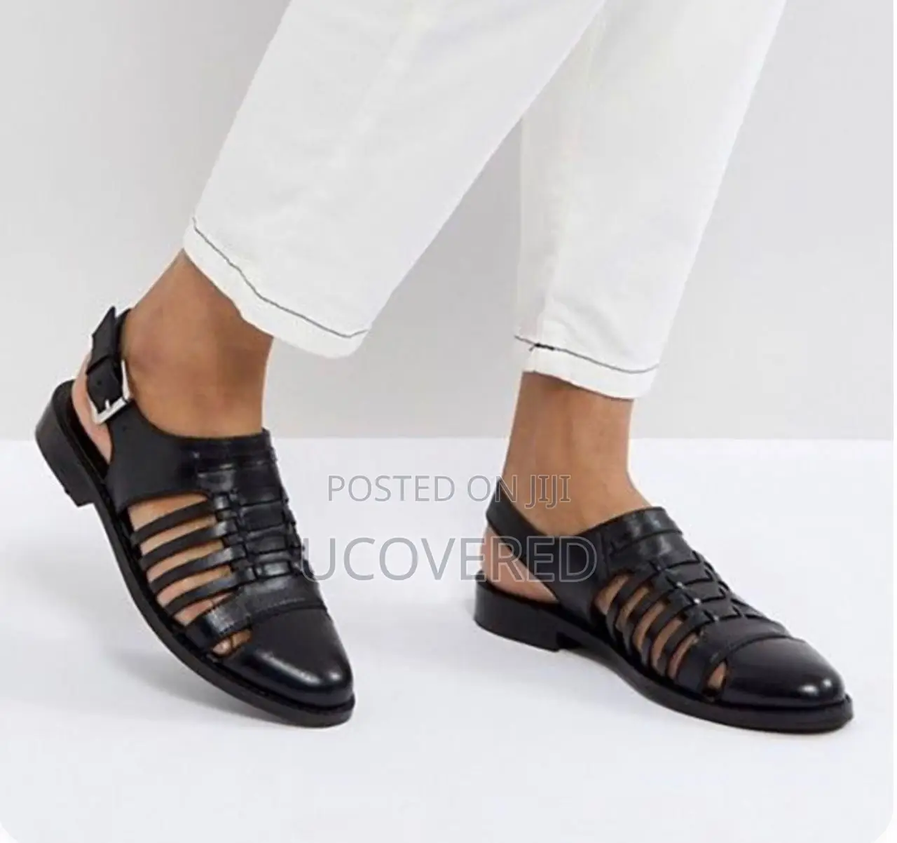 John Foster High Quality Leather Shoe Sandal