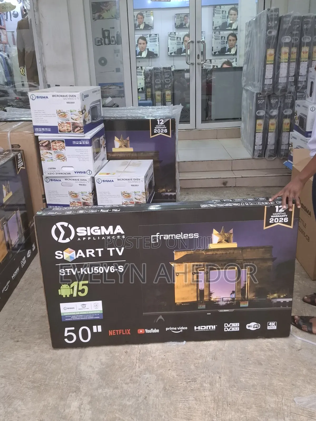New Model of Sigma 50 Inches Smart Android Tv Uhd Availble