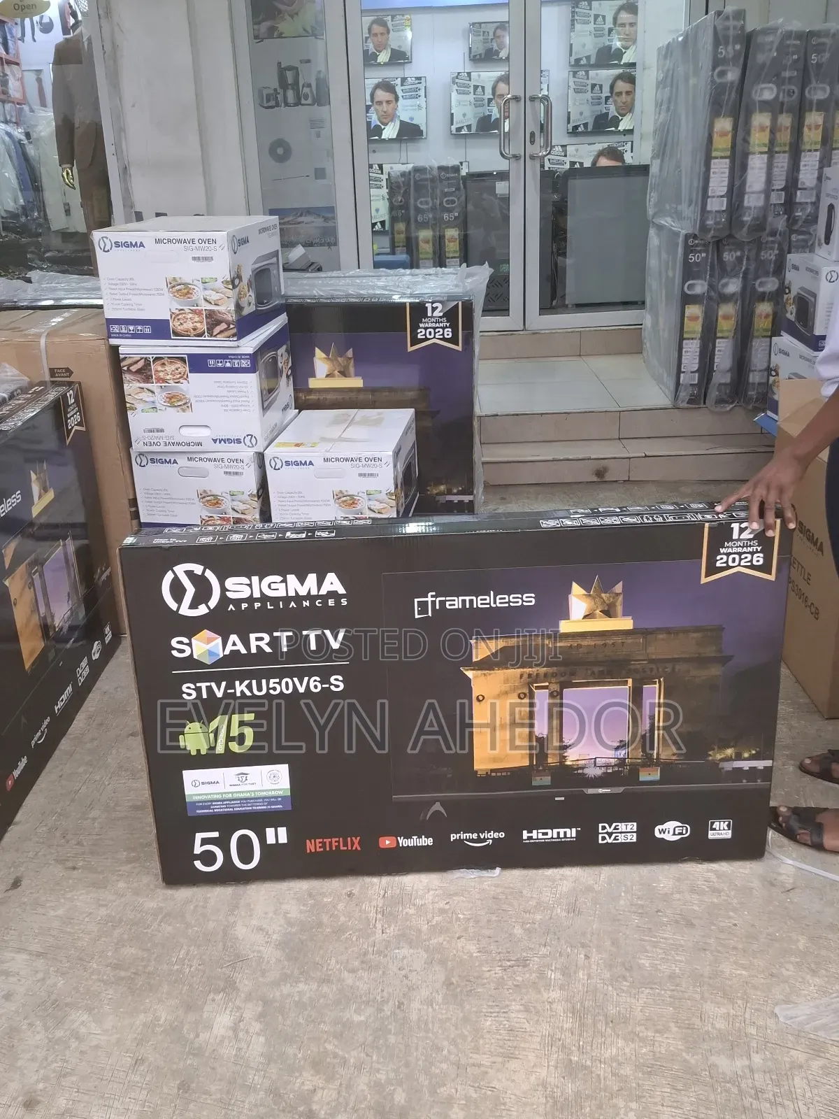 New Model of Sigma 50 Inches Smart Android Tv Uhd Availble