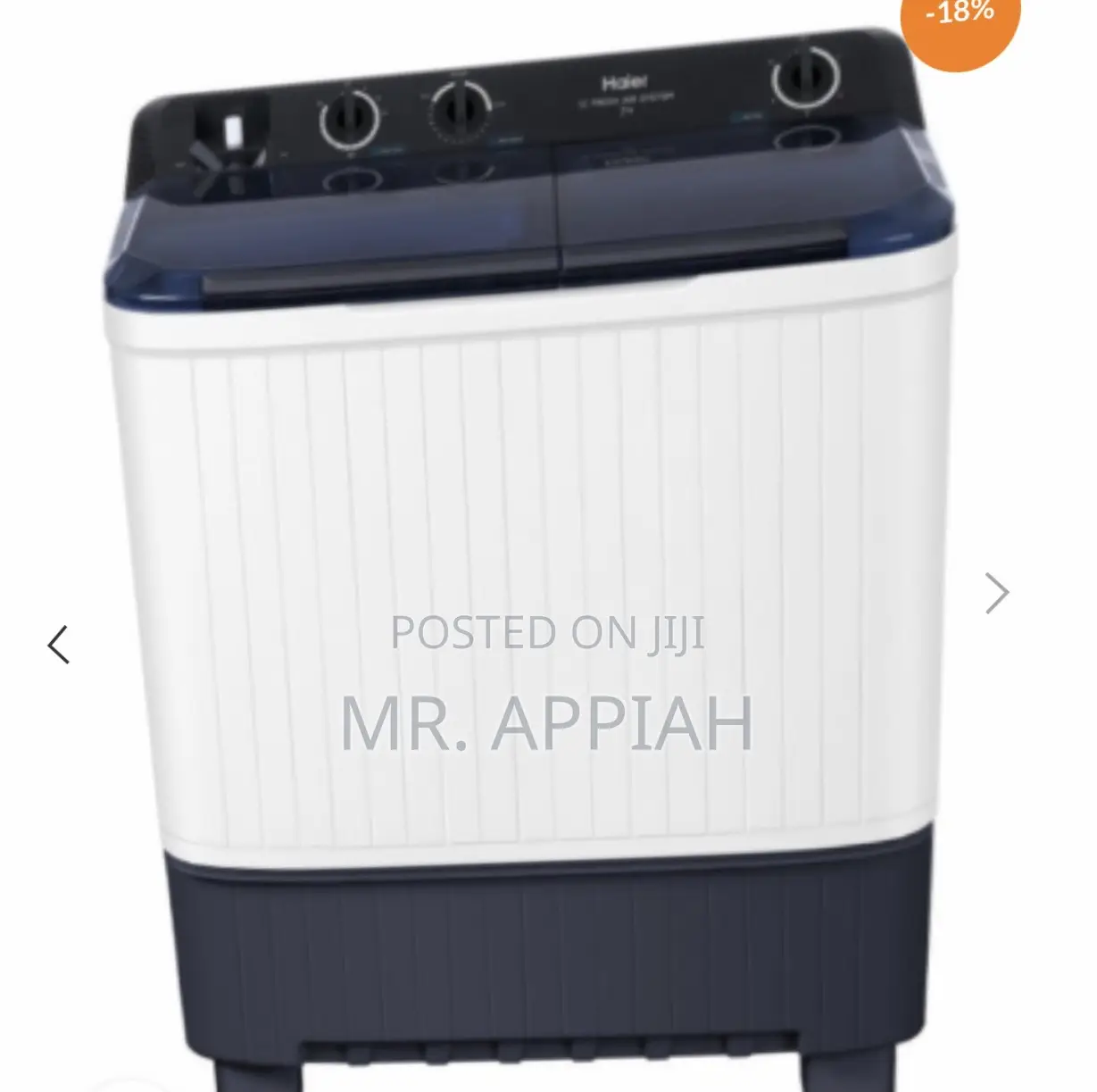 Buy Premium Haier 7kg Semi-Automatic Electric Washing Machine(White)