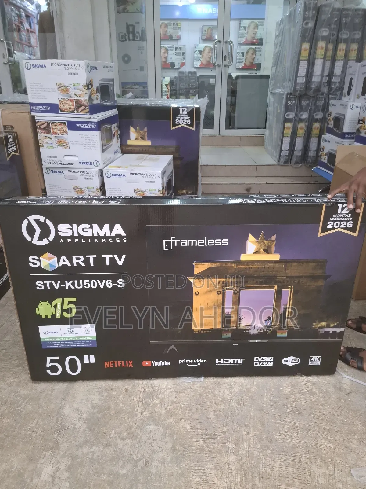 Sigma 50 Inches Smart Android Tv Uhd 2026 Model for Sale