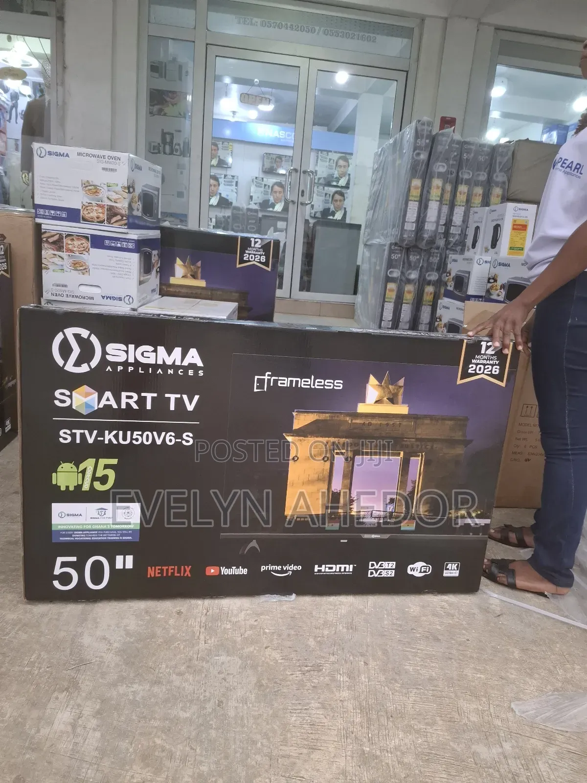 Sigma 50 Inches Smart Android Tv Uhd 2026 Model for Sale