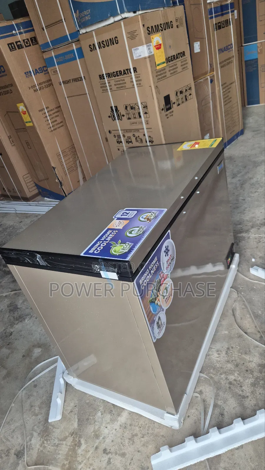 Nasco Chest Freezer 298 Litres Brand New