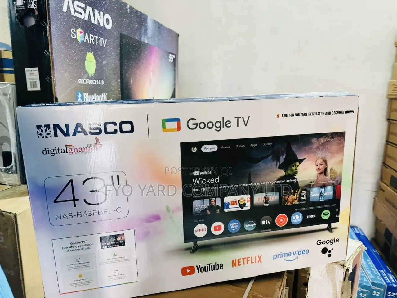 Slim Design Nasco 43 Smart FHD Digital Led Android Tv
