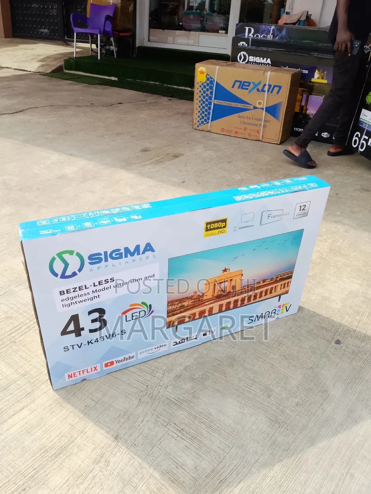Feel- Good Watching Sigma 43 Inches Smart Television