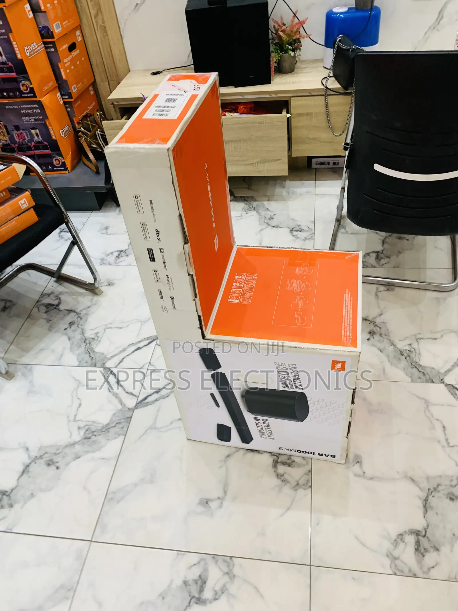 High Best Black JBL Bar 1000 Mk2. Sound System