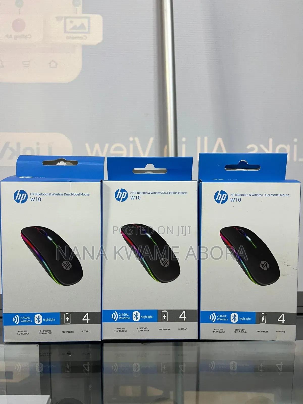 Hp Bluetooth and Wireless Dual Mouse W10