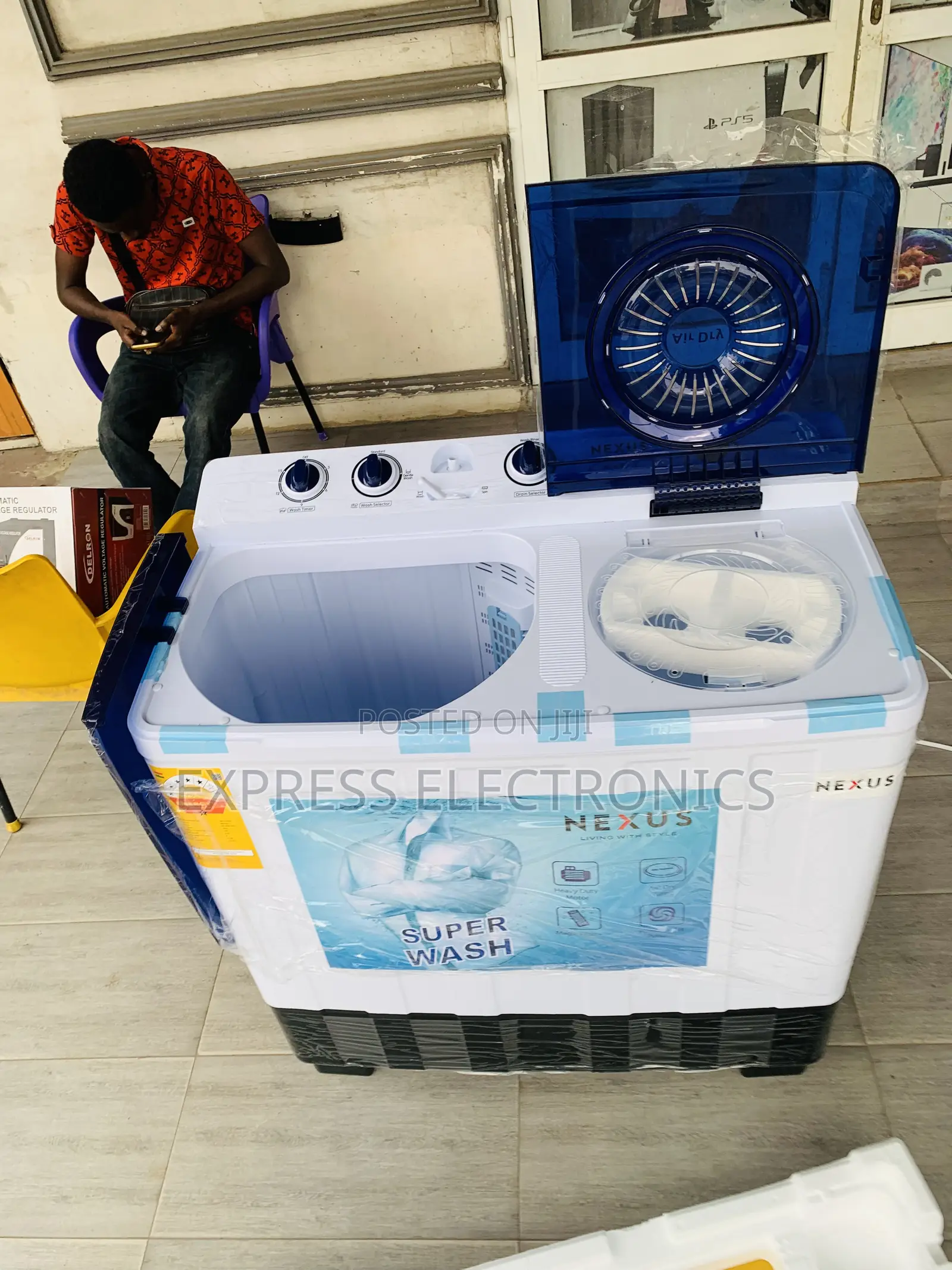 Wash and Spin Dry Nexus 15kg Topload Washing Machine